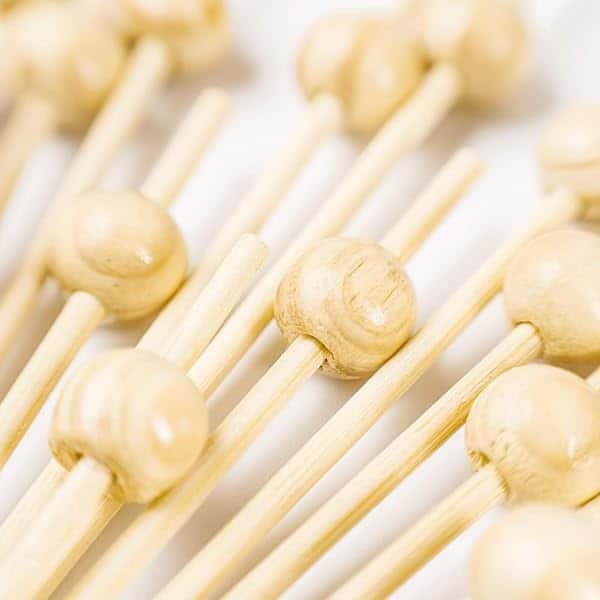 Palillos de madera hechos a mano, palillos de madera para cócteles, 100 unidades - Image 4