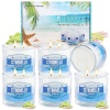 Paquete de 6 velas de citronela para exteriores, vela grande de 2 mechas de citronela para patio, vela de soja de citronela fresca de 6 onzas para el hogar, velas de 450 horas de larga duración para