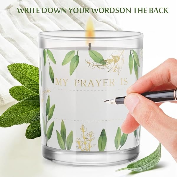 Paquete de 6 velas de salvia pura de larga duración, 3.5 onzas cada vela de salvia para limpiar la energía negativa de la casa, velas de salvia de cera de soja natural para el hogar, velas de mancha de salvia para relajarse y restaurar el cuerpo y la mente - Image 6