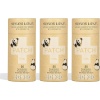 Parche para niños ecológicos de bambú para abrasiones y rozaduras, hipoalergénico, cuidado de heridas para piel sensible, biodegradable, libre de látex, libre de plástico, sin residuos, aceite de coco, 25 quilates (paquete de 3)