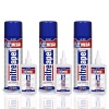 Pegamento MITREAPEL Super CA (3 x 130 g) con activador adhesivo en aerosol (3 x 17 fl oz). Pegamento Crazy Craft para madera, plástico, metal, cuero, cerámica, pegamento de cianoacrilato para manualidades y construcción, paquete de 3