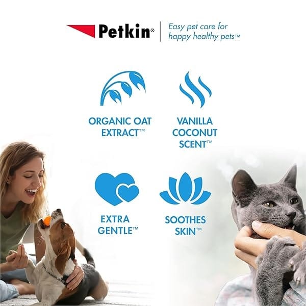 Petkin Petwipes, 400 toallitas – Big 'n Thick Extra Large Pet Wipes for Dogs and Cats – Limpia cara, orejas, cuerpo y zona de los ojos – Súper conveniente, ideal para el hogar o viajes – 4 paquetes de 100 toallitas - Image 6