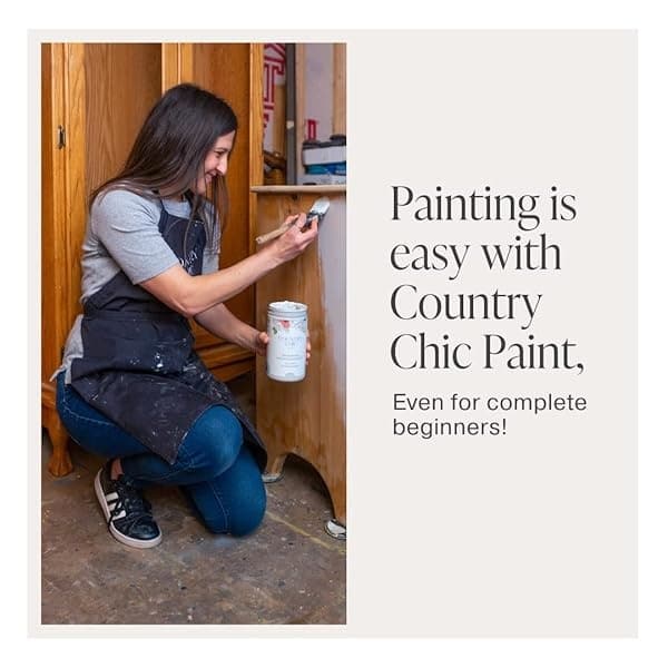 Pintura de estilo gis, para muebles, decoración del hogar, manualidades, ecológica, todo en uno, no necesita cera (té de domingo [gris cálido], pinta (16 onzas)) - Image 9