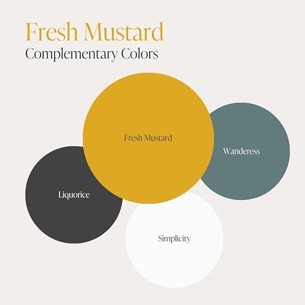 Pintura de estilo gis, para muebles, decoración del hogar, manualidades, respetuosa con el medio ambiente, todo en uno, no necesita cera (mostaza fresca [amarillo mostaza], pinta (16 onzas)) - Image 10