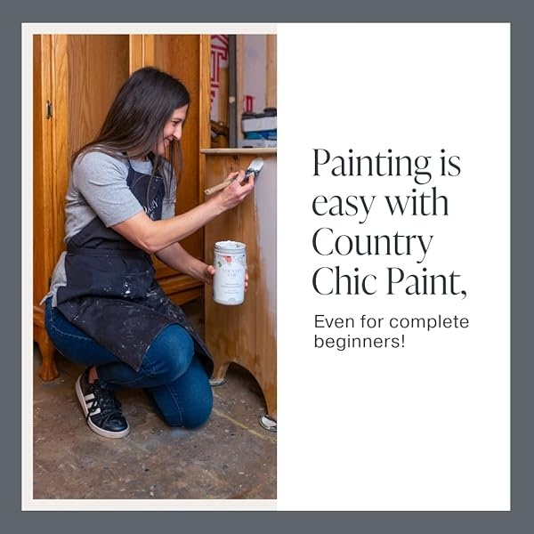 Pintura de estilo gis, para muebles, decoración del hogar, manualidades, respetuosa con el medio ambiente, todo en uno, no necesita cera (simplicidad [blanca], muestra (4 onzas)) - Image 6