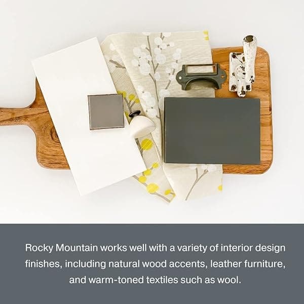 Pintura de estilo gis, para muebles, decoración del hogar, manualidades, respetuosa con el medio ambiente, todo en uno, no necesita cera (montaña rocosa [gris carbón], muestra (4 onzas)) - Image 9