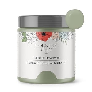 Pintura de estilo gis, para muebles, decoración del hogar, manualidades, respetuosa con el medio ambiente, todo en uno, no necesita cera (consejo de salvia, verde salvia, pinta (16 onzas))