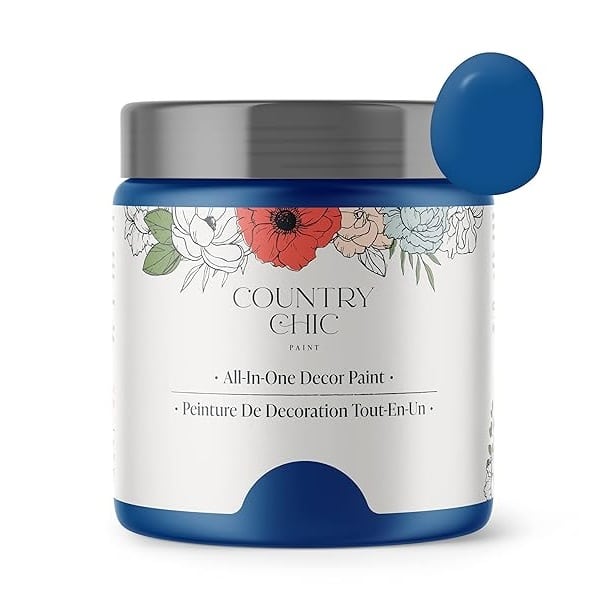 Pintura estilo gis – para muebles, decoración del hogar, manualidades, ecológica, todo en uno, no necesita cera – Colores de colección Lustrum, Bling Bling, pint (16 oz), 1