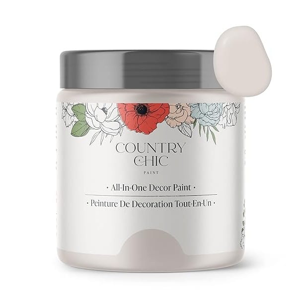 Pintura estilo gis – para muebles, decoración del hogar, manualidades, ecológica, todo en uno, no necesita cera – Colores de colección Lustrum, Darling, pint (16 oz), 1