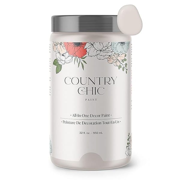 Pintura estilo gis – para muebles, decoración del hogar, manualidades, ecológica, todo en uno, no necesita cera – Colores de colección Lustrum, Darling, quart (32 oz), 1