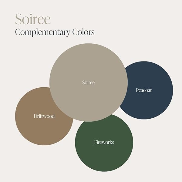 Pintura estilo gis – para muebles, decoración del hogar, manualidades, ecológica, todo en uno, no necesita cera – Colores de colección Lustrum, Soiree, pint (16 oz), 1 - Image 10