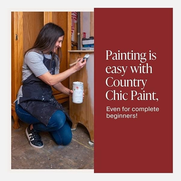 Pintura estilo gis – para muebles, decoración del hogar, manualidades, ecológica, todo en uno, no necesita cera – Colores de colección Lustrum, Pinta la ciudad, pint (16 oz), 1 - Image 6