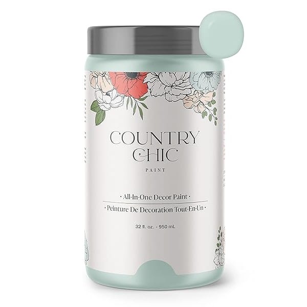 Pintura estilo gis – para muebles, decoración del hogar, manualidades, ecológica, todo en uno, no necesita cera – Colores de colección Lustrum, Fancy Frock, quart (32 oz), 1