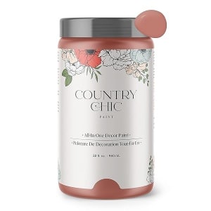Pintura estilo gis – para muebles, decoración del hogar, manualidades, ecológica, todo en uno, no necesita cera – Colores de colección Lustrum, Peachy Keen, quart (32 oz), 1