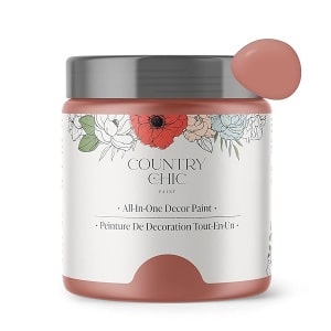 Pintura estilo gis – para muebles, decoración del hogar, manualidades, ecológica, todo en uno, no necesita cera – Colores de colección Lustrum, Peachy Keen, pint (16 oz), 1
