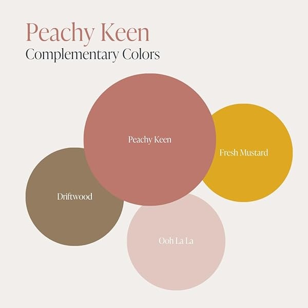 Pintura estilo gis – para muebles, decoración del hogar, manualidades, ecológica, todo en uno, no necesita cera – Colores de colección Lustrum, Peachy Keen, pint (16 oz), 1 - Image 10