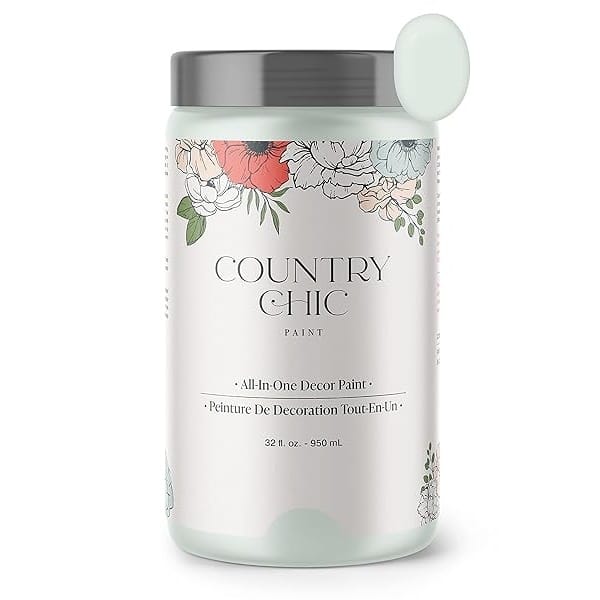 Pintura estilo gis – para muebles, decoración del hogar, manualidades, ecológica, todo en uno, no necesita cera – Colores de colección Lustrum, Collar de perlas, quart (32 oz), 1