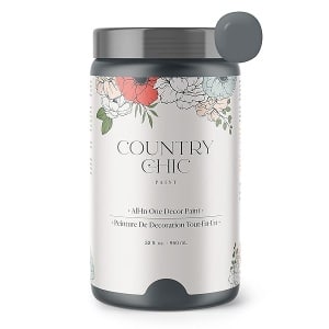 Pintura estilo gis – para muebles, decoración del hogar, manualidades, ecológica, todo en uno, no necesita cera, Hurricane, quart (32 oz), 1