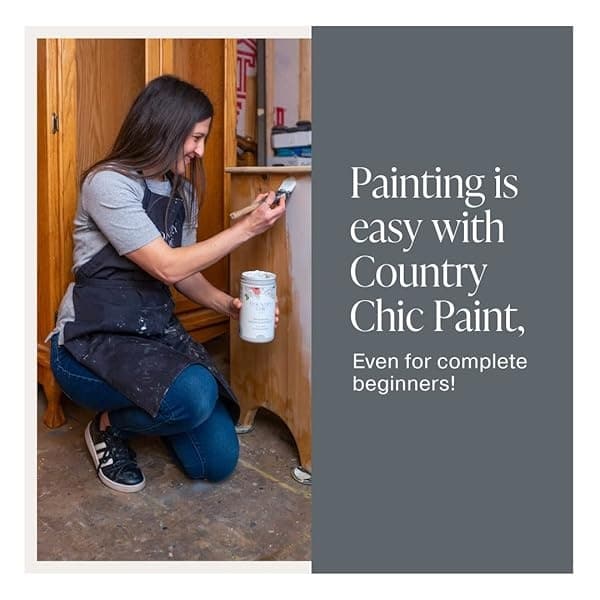 Pintura estilo gis – para muebles, decoración del hogar, manualidades, ecológica, todo en uno, no necesita cera, Hurricane, quart (32 oz), 1 - Image 6
