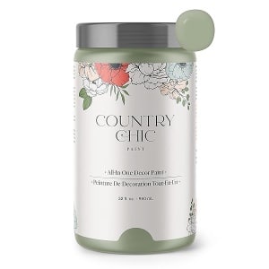 Pintura estilo gis, para muebles, decoración del hogar, manualidades, ecológica, todo en uno, no necesita cera (salvia, verde salvia), cuarto de galón (32 oz))