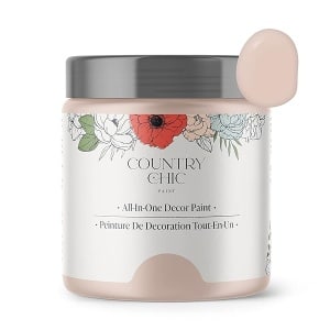 Pintura estilo tiza para muebles, decoración del hogar, manualidades, ecológica, todo en uno, no necesita cera, colores de colección de Lustrum (Ooh La La [rosa claro], muestra (4 oz))