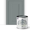 Pintura todo en uno de Londres (verde gris), acabado, 32oz Quart