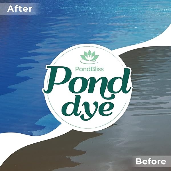 PondBliss Mountain Blue - Tinte para estanque, concentrado de 1 acre, seguro para peces y animales, tinte líquido de 1 cuarto de galón (32 onzas) - Image 3