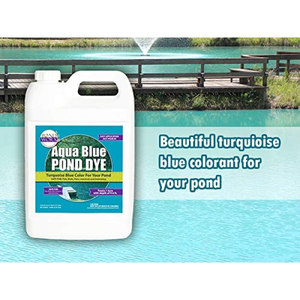 PondWorx Lake and Pond Dye - Tinte para estanque azul agua – 1 galón - Image 3