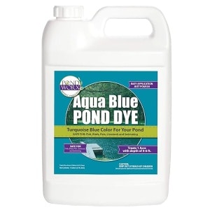 PondWorx Lake and Pond Dye - Tinte para estanque azul agua – 1 galón