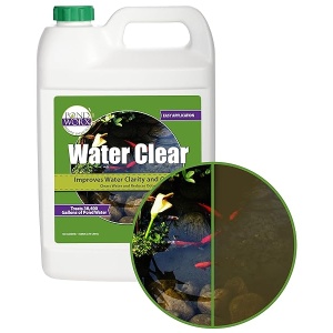 Pondworx Agua transparente – mejora la claridad y calidad del agua, seguro para peces, mascotas y plantas – 1 galón