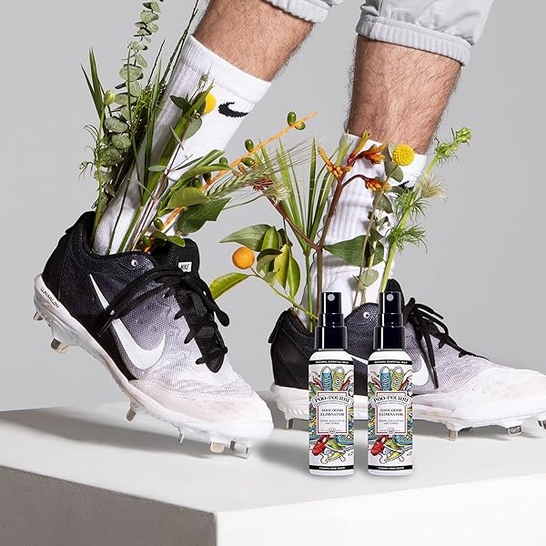 Poo-Pourri Spray eliminador de olores de zapatos, 2 onzas líquidas (paquete de 2), 2 unidades - Image 4