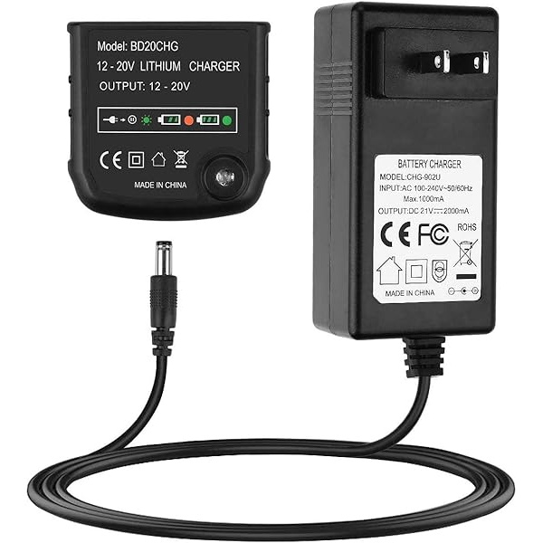 Powilling Cargador de batería de iones de litio de 20 voltios LCS1620 para batería de iones de litio Black and Decker de 20 V LBXR20 LBXR20-OPE LB20 LBX20 LBX4020 LB2X4020 LBXR2020-OPE BL1514 LBXR16 - Image 10