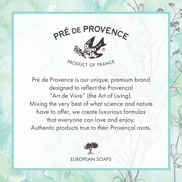 Pre de Provence Artisanal French Soap Bar Enriched with Shea Butter, Vanilla Cognac, 5.3 Oz - Image 9