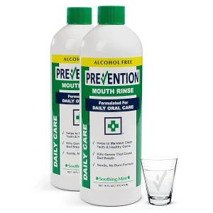 Prevention Daily Care – Enjuague bucal sin alcohol, paquete de dos | El enjuague bucal original sin alcohol