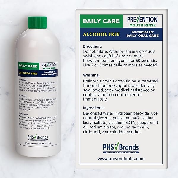 Prevention Daily Care – Enjuague bucal sin alcohol, paquete de dos | El enjuague bucal original sin alcohol - Image 6