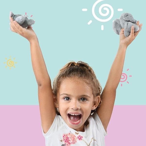 Prextex Carry Along Plush Elephant with 3 Little Plush Baby Elephants - 4 Piece Soft Stuffed Animals Playset - Image 6