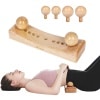 Psoas herramienta de liberación muscular y masaje corporal personal para liberar la espalda, terapia física de punto de activación con 6 cabezales de masaje