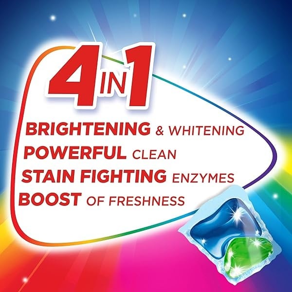 Purex 4-in-1 Plus clorox2 laundry detergent pacs, original fresh, 45 Count - Image 4