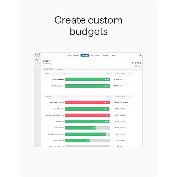 Quicken Classic Deluxe, Personal Finance Software - Take control of your finances - 1 Year Subscription (Windows/Mac) [Key Card] - Image 5