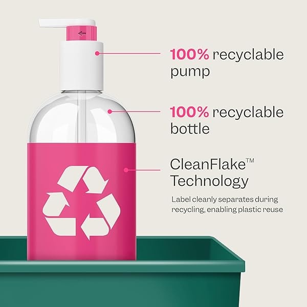 RENPURE Acondicionador hidratante de agua de rosas a base de plantas para cabello seco, sin sulfatos, sin parabenos, sin crueldad y sin color, naturalmente hidratante y refrescante acondicionador de agua de rosas para mujeres - Image 5