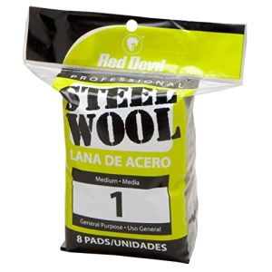 Red Devil 03246 - Lana de acero, gris, 48 unidades