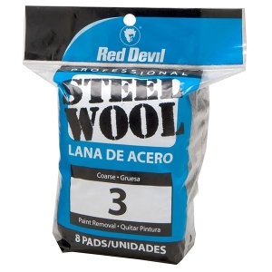 Red Devil 03266 - Lana de acero, gris, 48 unidades