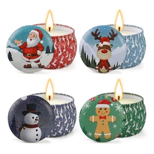 Regalos de vela de Navidad para mujer