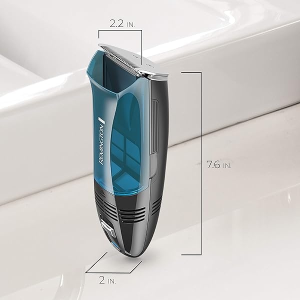 Remington Kit de corte de pelo al aspiradora, inalámbrico, Azul - Image 8