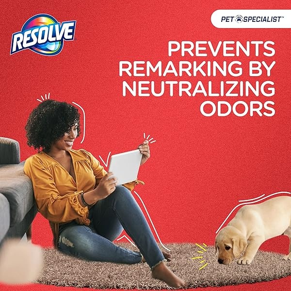 Resolve Pet Specialist - Espuma de tráfico pesado, limpiador de alfombras, 2 paquetes de 22 onzas - Image 5