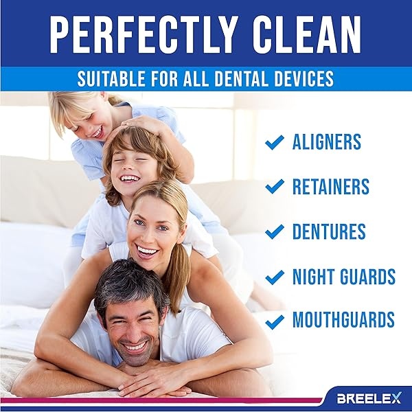 Retenedor de tabletas limpiadoras – 120 unidades para 4 meses – Limpieza brillante de dentaduras en 3 minutos – Retenedores dentales para Aligner – Protectores bucales y nocturnos – Blanqueamiento de dientes falsos – Elimina el olor y la placa - Image 5