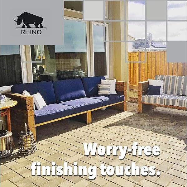 Rhino Power Bond Plus - Arena polimérica para pavimentadores y juntas de piedra de hasta un máximo de 5 cm. (10 libras, gris pizarrón) - Image 9