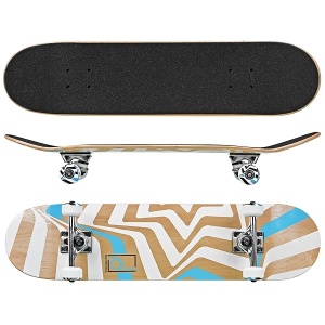 Roller Derby Rd Street Series Skateboard Star, Multicolor, 31" x 8"