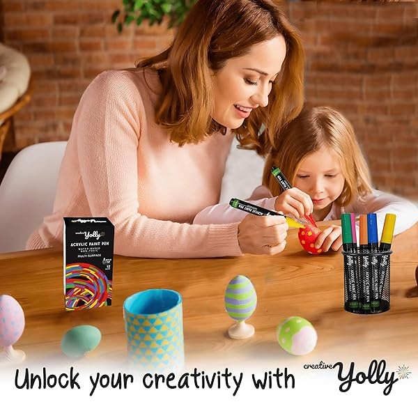 Rotuladores para pintura de rocas, vidrio, madera, juego de tazas, lienzo, pintura para manualidades, multisuperficies, rotuladores de pintura acrílica, punta de 2,0 mm (12 C) - Image 4