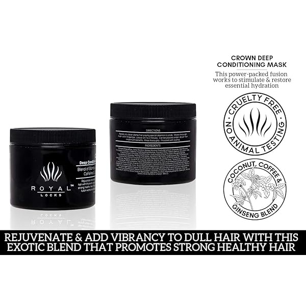 Royal Locks Tratamientos acondicionadores para el cabello, Crown Deep Conditioning Mask - Image 3